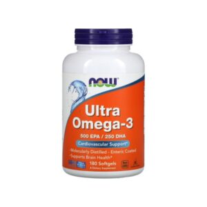 高纯度欧米伽Omega-3 肠溶软凝胶囊，EPA含量500毫克/DHA含量250毫克，品牌-NOW Foods